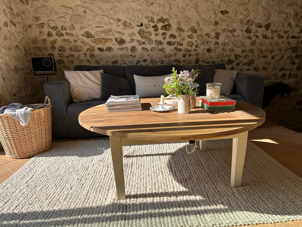 Miniaturbild: Table basse ancienne ronde