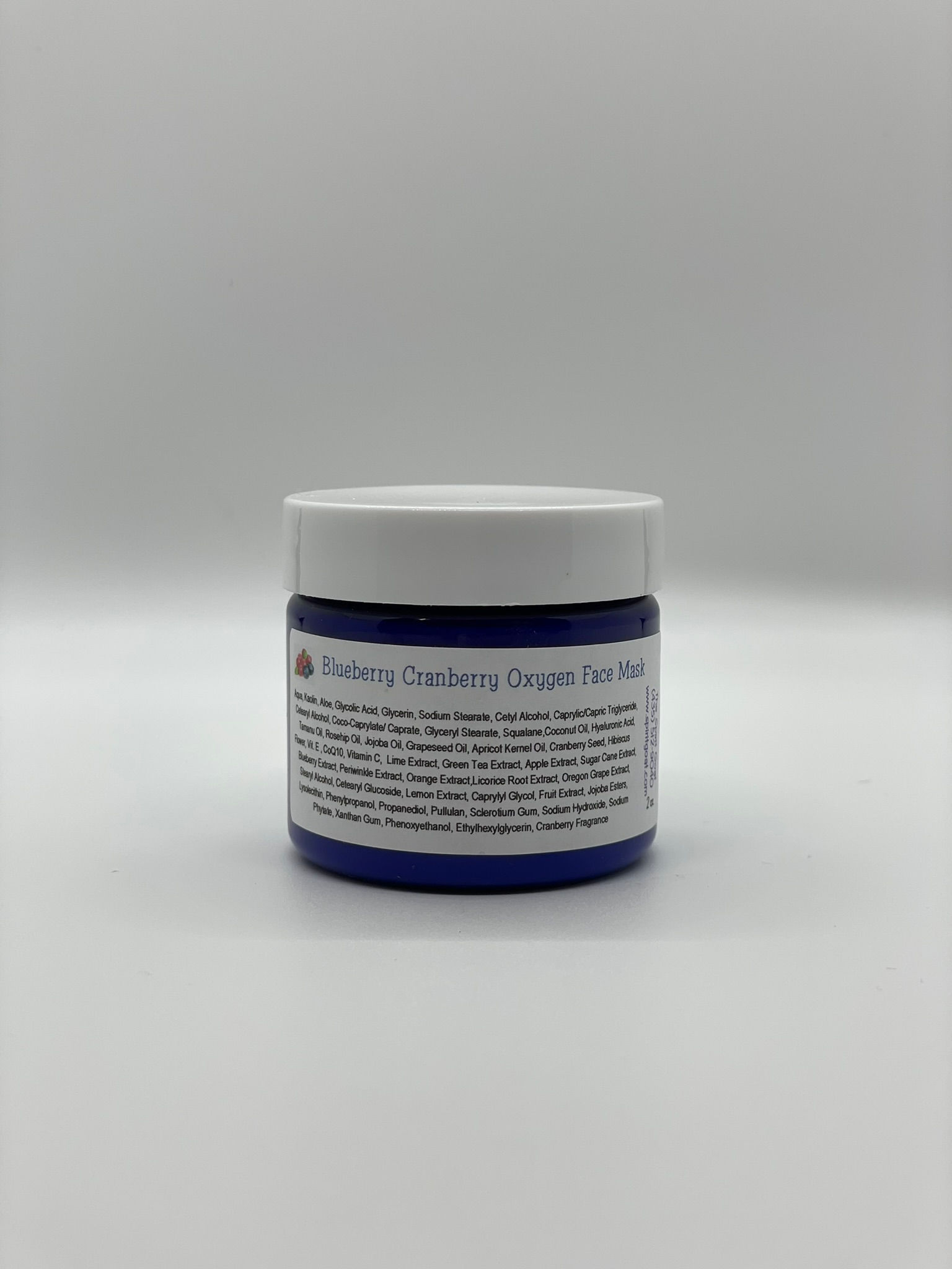 Blueberry Cranberry Oxygen Face Mask