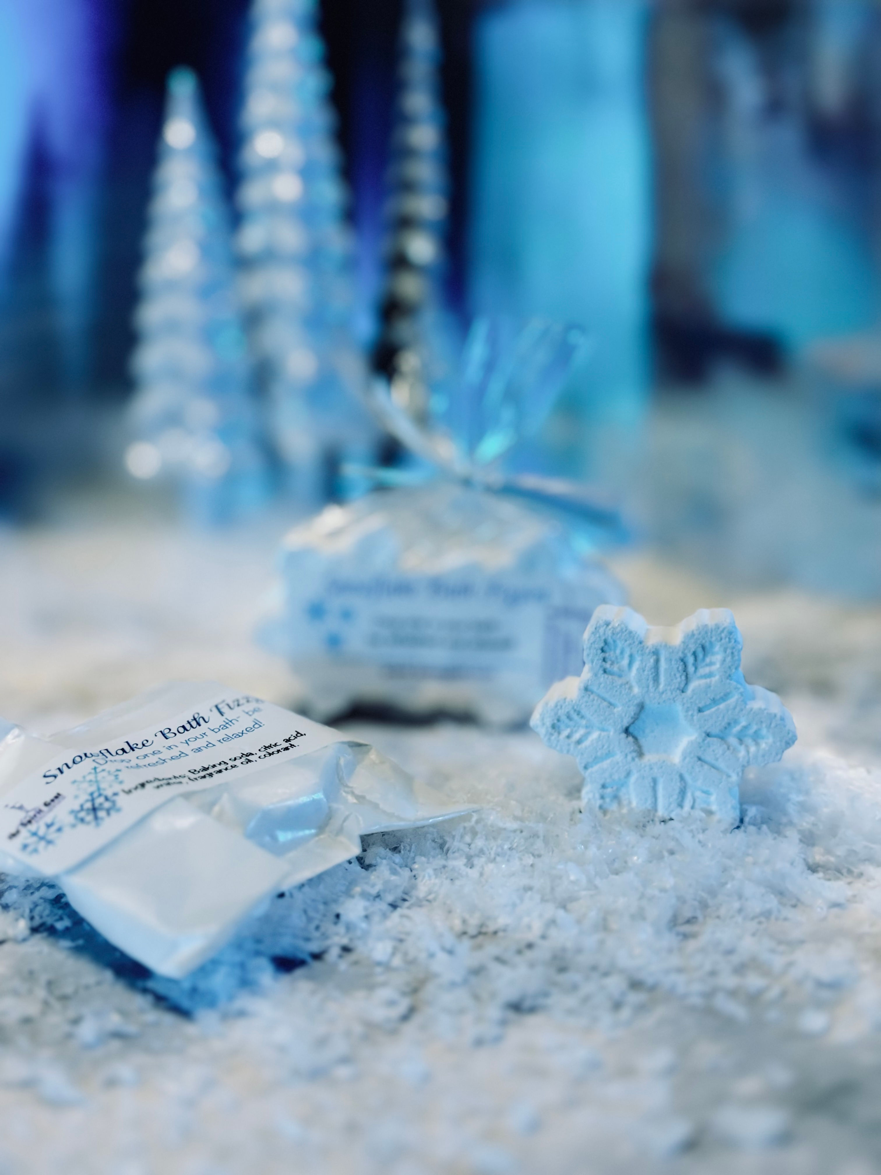 Snowflake Bath Fizzies