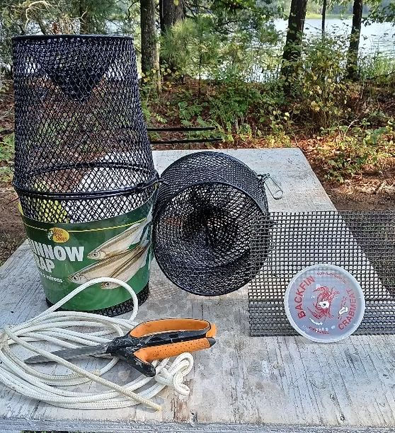 Mini Spat Tube (Modified minnow trap)