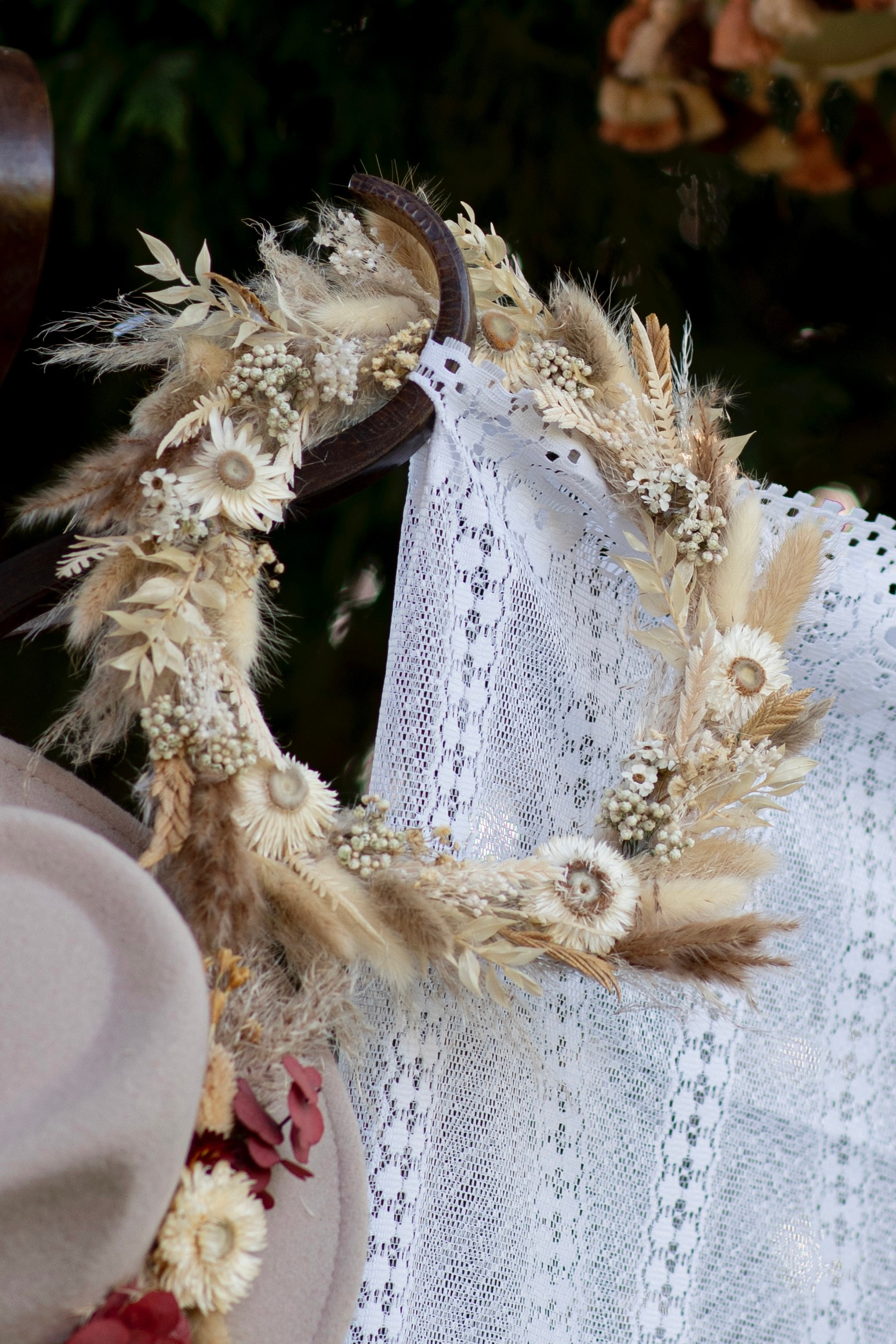Couronne pampa beige 