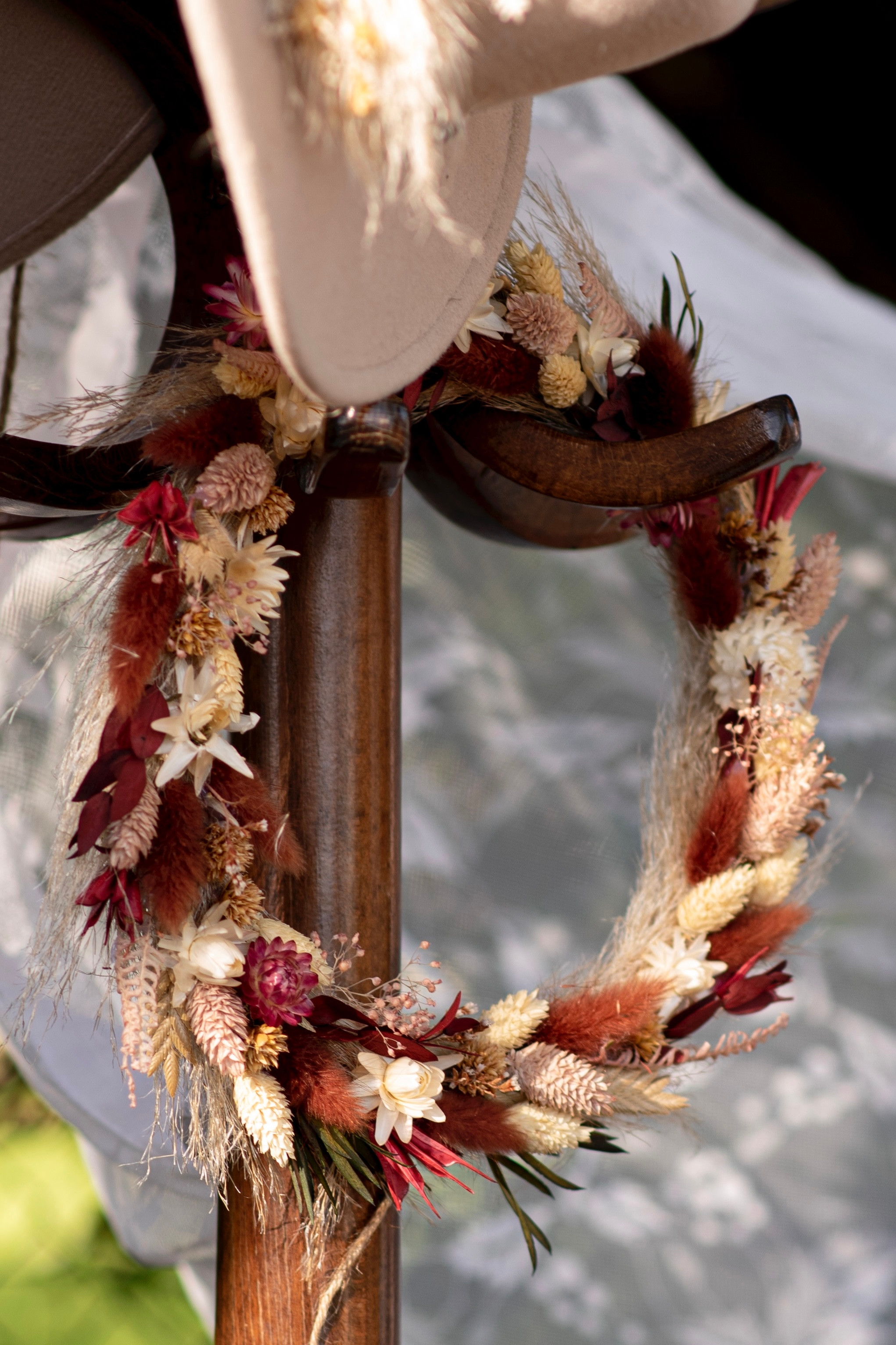 Couronne prune terracotta 
