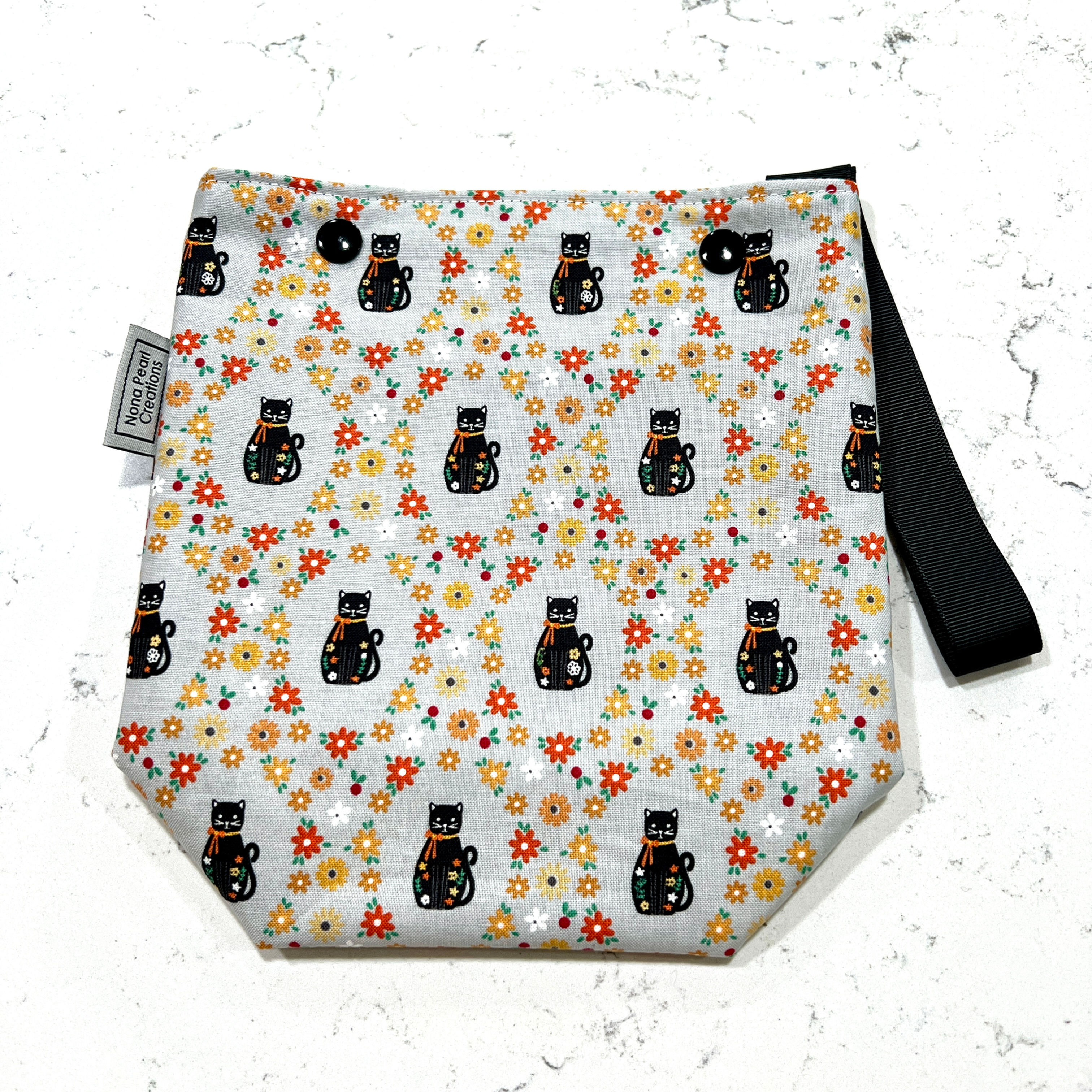 Black Cats Snap Sacks