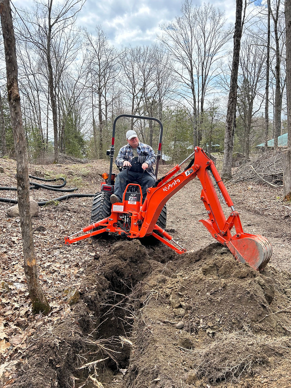Digging out