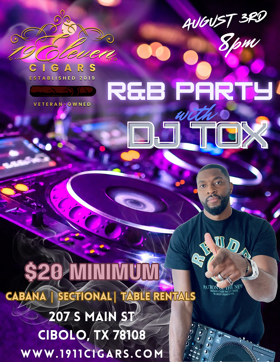 R&B Party w/ DJ Tox