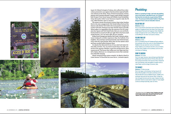 Summer in Saranacs article page spread.j