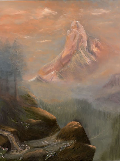 Echoes of Bierstadts Call by Avril Haubrich
