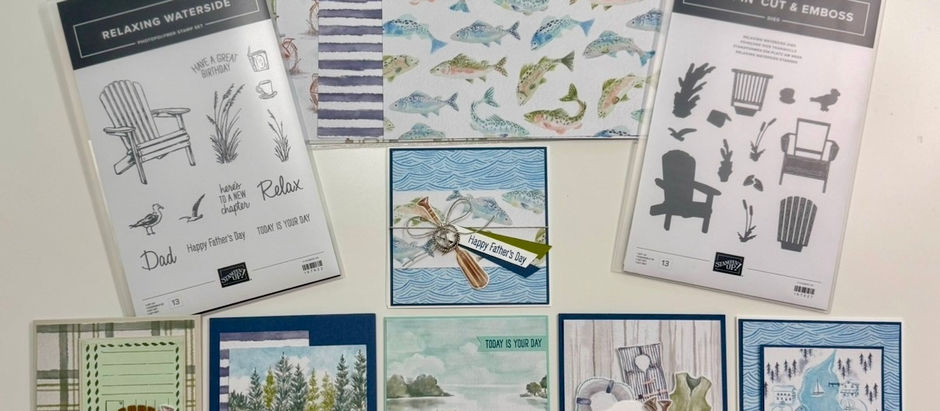 Relaxing Waterside Card Kit