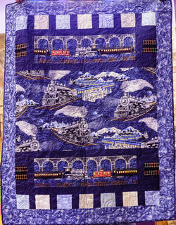 Laural Hoppes "Winter Train"