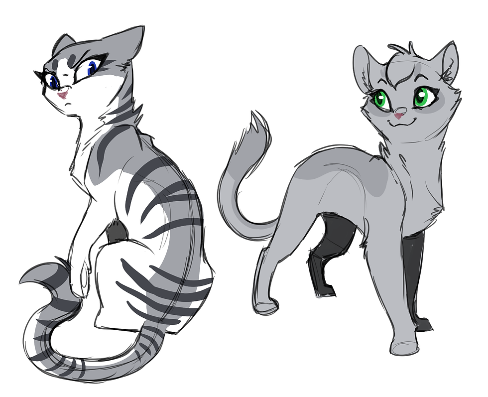Ivypool and Dovewing
