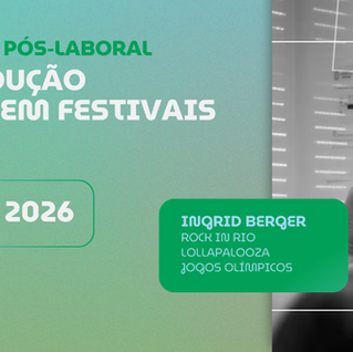 ACADEMIA - Curso “Produção de Backstage em Festivais e Eventos" com Ingrid Berger - 18ª edição (Lisboa, Presencial, pós-laboral)