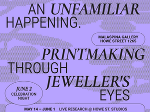 EXHIBITION | AN UNFAMILIAR HAPPENING presented by Printermedia Artist Residents Cicy Sze-Yin Ching, Eunhui Stella Lee, Stevie Gwynn and Celeste Lucero Maas