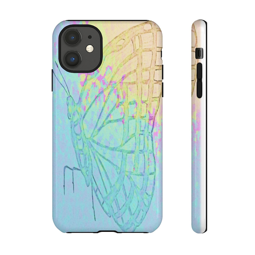 Multicolor Back-Splash Butterfly Case ~ iPhone 11