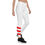 Thumbnail: White Leggings w/ Red Stripes & Red Butterfly