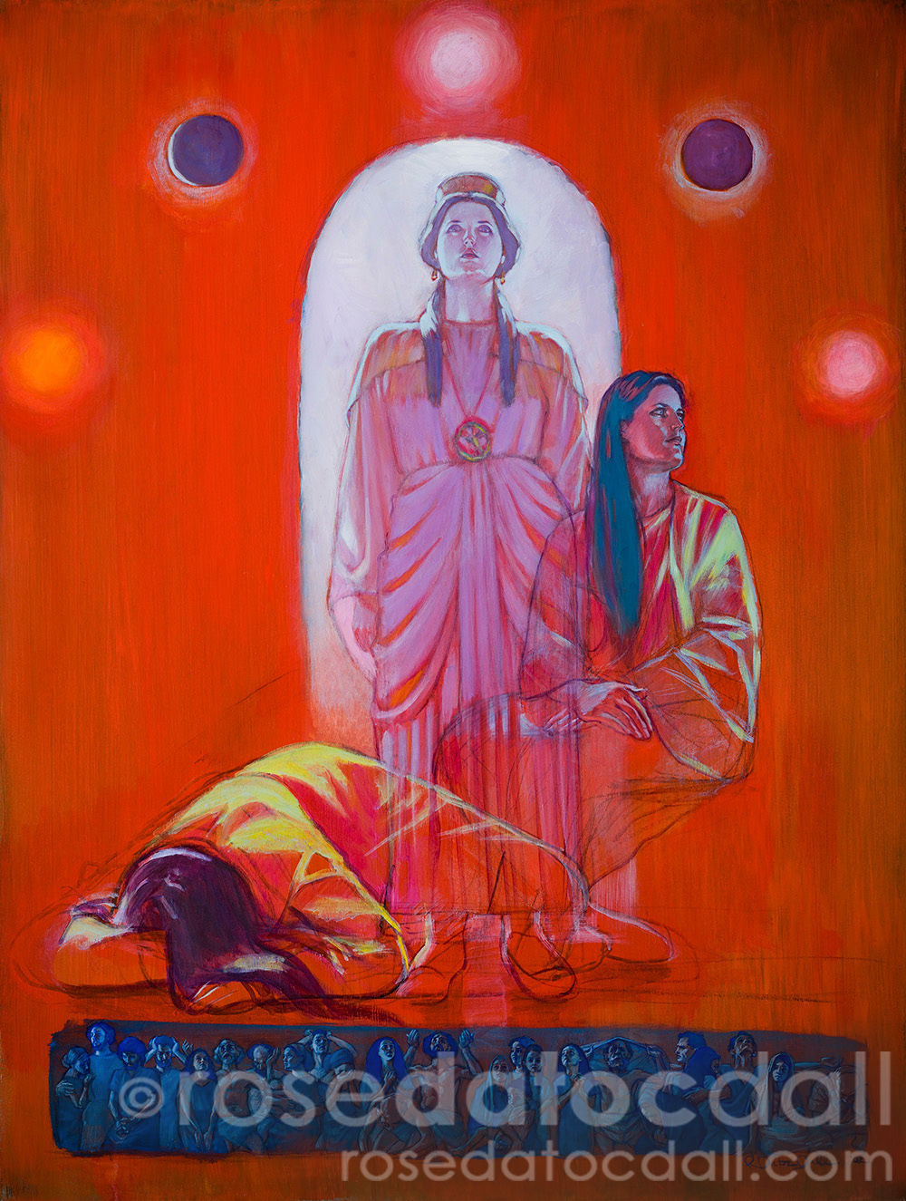 Three Days for Esther — signed limited edition LDS art print of Esther fasting by Rose Datoc Dall.