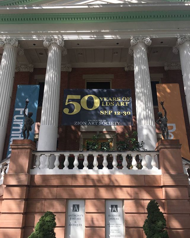 Zion Art Society Invitational Exhibition, 50 years of LDS Art, 50 years, 50 Artists, Sept 12- Oct 1,