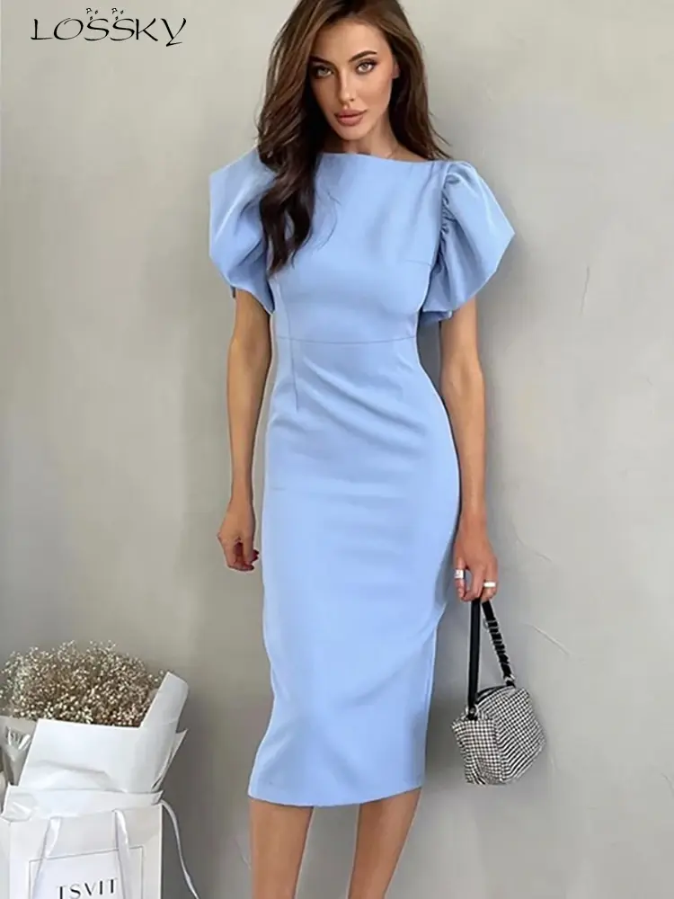 Vestido Azure Elegance Midi