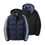 Thumbnail: Three Bar Cotton Jacket for Men, Fashionable, Detachable Hat, Thick Cotton Jacke