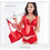 Thumbnail: Front Button No Steel Ring Beauty Back Large Size Glossy Bra No Trace Gathering