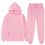 Thumbnail: Solid Color Hoodie Set Pocket Long Sleeve Women Hoodie Autumn Casual Jogger Suit