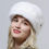 Thumbnail: Winter Brim Hats For Women Ear Cover Luxury Domo Natural Mink Fur Cap High Quali