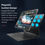 Thumbnail: BT Magnetic Suction Touch Control Keyboard compatible with iPad Pro 12.9