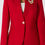 Thumbnail: Jacket Pencil Skirt Suit Red GOOD