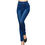 Thumbnail: Women Plus Size Pencil Pants Imitation Jeans Denim Pants High Waist Leggings