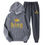 Thumbnail: Lovers' Clothes Men's and Women's King Queen Tracksuits Hoodies And Pants Unisex