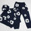 Thumbnail: Chic Unisex Two-Piece Running Clothing Tracksuit Set 3D Kapok Flower Pattern