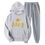 Thumbnail: Lovers' Clothes Men's and Women's King Queen Tracksuits Hoodies And Pants Unisex
