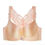 Thumbnail: Front Button No Steel Ring Beauty Back Large Size Glossy Bra No Trace Gathering