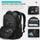 Thumbnail: Tigernu Waterproof Men Backpack TSA 15.6-17inch Laptop Backpack For Men Expandab