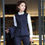 Thumbnail: Elegant Stripe Business Casual Suits Work Suit Women Office Wear Pants Skirt