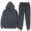 Thumbnail: Solid Color Hoodie Set Pocket Long Sleeve Women Hoodie Autumn Casual Jogger Suit