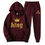 Thumbnail: Lovers' Clothes Men's and Women's King Queen Tracksuits Hoodies And Pants Unisex