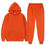 Thumbnail: Solid Color Hoodie Set Pocket Long Sleeve Women Hoodie Autumn Casual Jogger Suit