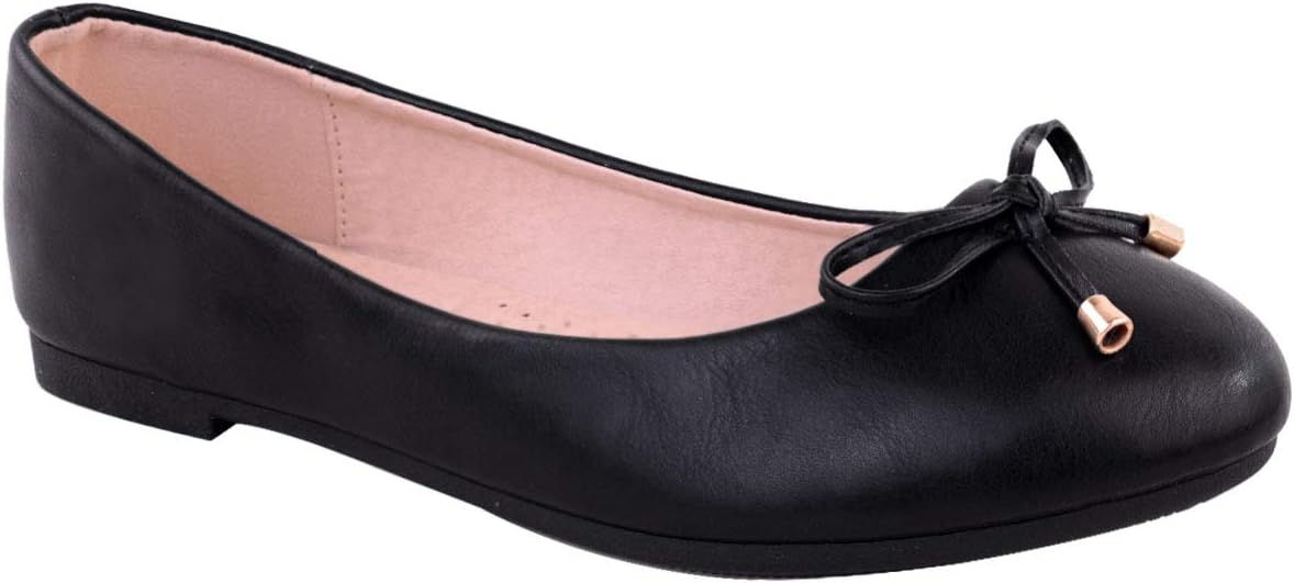 Womens Flat Pumps Ladies Girls Dolly Dollie Ballet Ballerina Work Smart Office