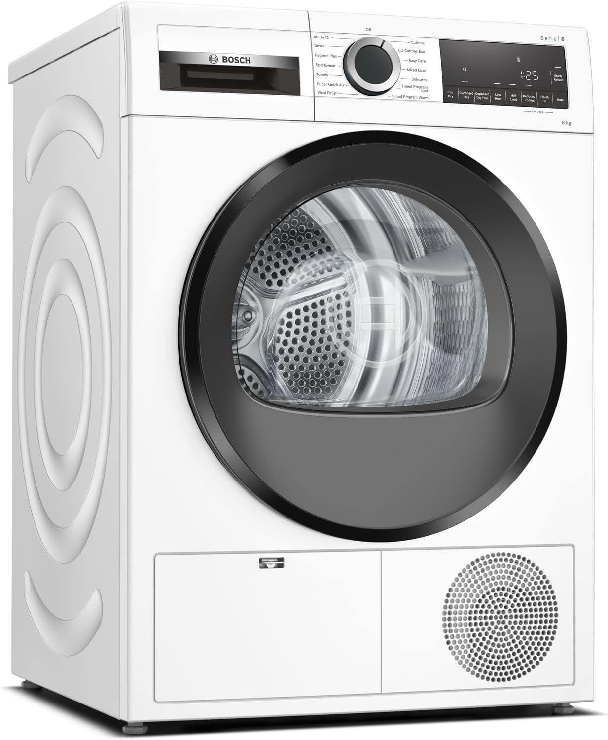 Bosch WPG23108GB Series 6, Free-standing Condenser tumble dryer 8 kg [Energy C