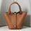 Thumbnail: Small Genuine Leather Handbags For Women Designer Tote Bag Without Logo Natural
