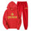 Thumbnail: Lovers' Clothes Men's and Women's King Queen Tracksuits Hoodies And Pants Unisex