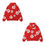 Thumbnail: Chic Unisex Two-Piece Running Clothing Tracksuit Set 3D Kapok Flower Pattern