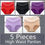 Thumbnail: 5Pcs High Waist Women Underwear Panties Cotton Breathable Panty Female Briefs