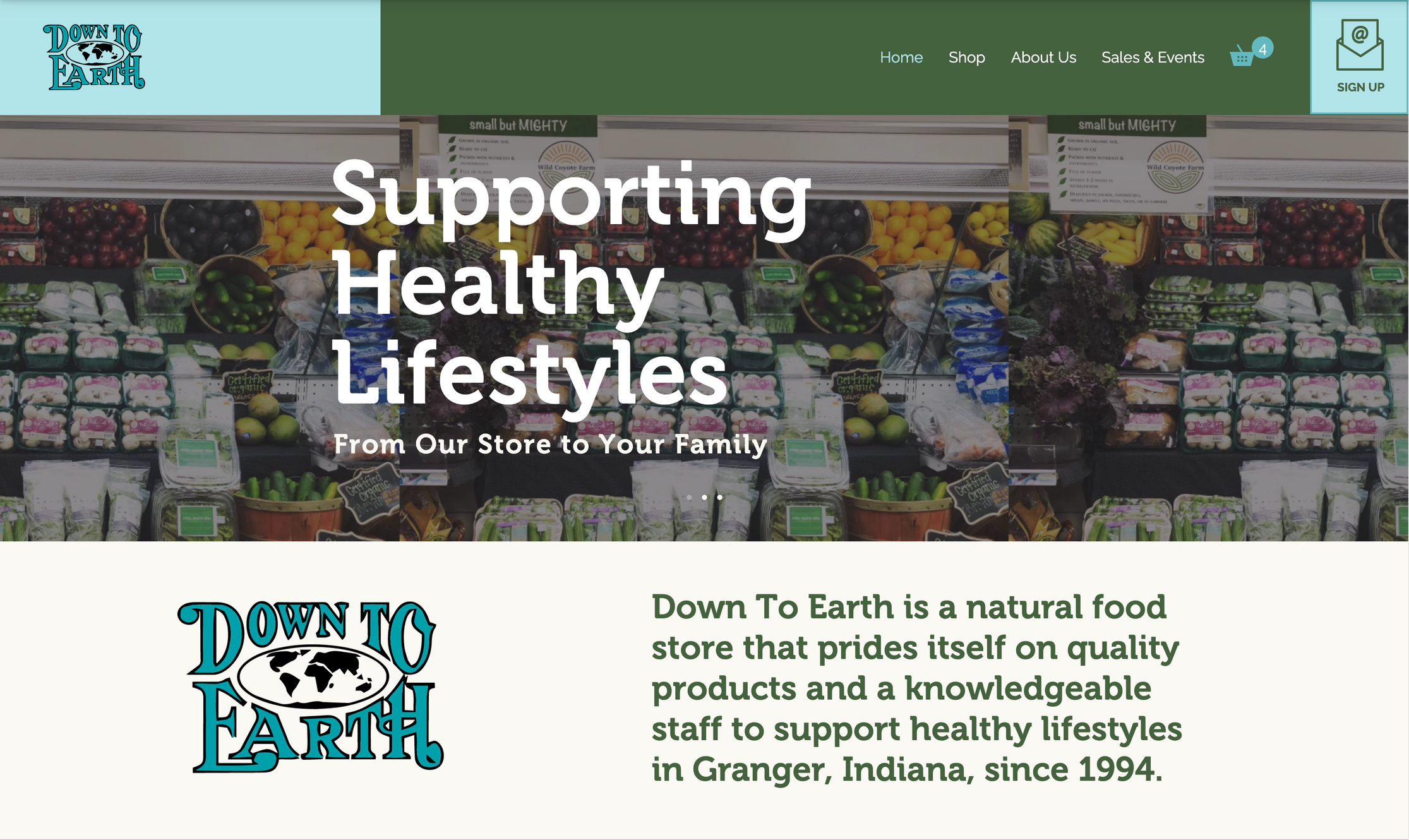 Natural Foods Supplements Down To Earth Indiana