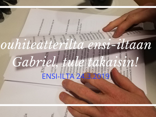 Louhiteatterissa ensi-iltaan Waltarin “Gabriel, tule takaisin!”