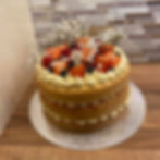 8" 3 layer Vanilla sponge cake