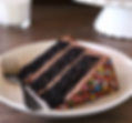 8" Chocolate 3 layer sponge cake