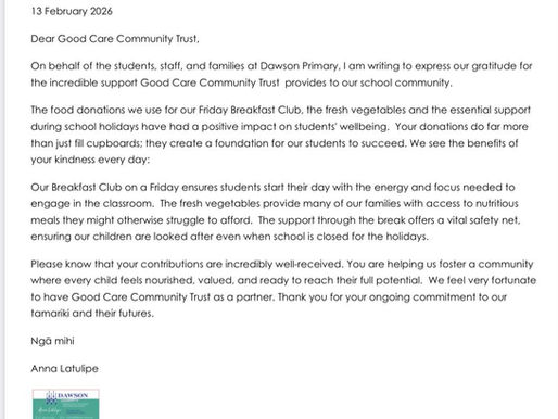 Community Heart in Action – Dawson Primary