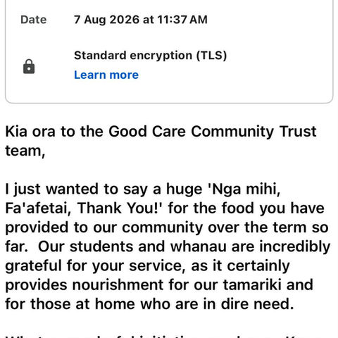 Thank You, Ngā Iwi Primary School