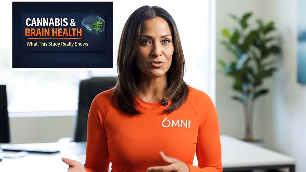 🧠 Cannabis and Brain Health in Older Adults: What a New UK Biobank Study Really Shows